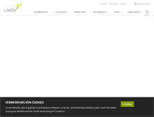 Tablet Screenshot of limon-gmbh.de